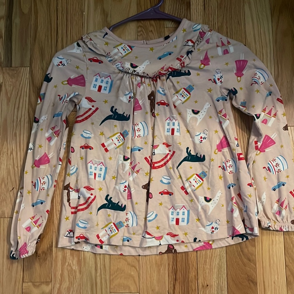Mini Boden long-sleeve shirt size 8-9.